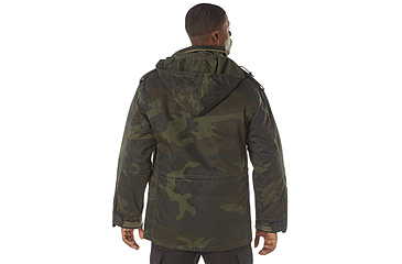 Image of Rothco M-65 Camo Field Jacket, L, Camo, 12085-MidnightWoodlandCamo-L