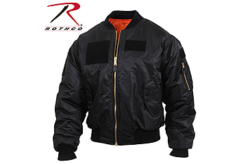 Image of Rothco MA-1 Flight Jacket with Patches, Sage Green, Small, 7240-SageGreen-S