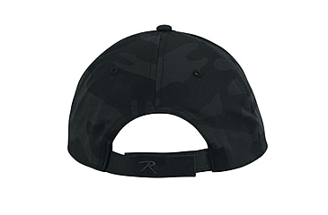 Image of Rothco Midnight Camo Low Profile Caps, Midnight Black Camo, One Size, 613902034273