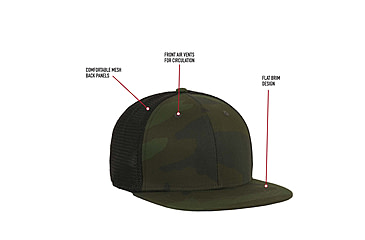 Image of Rothco Midnight Camo Trucker Cap - Men's, Camo, 613902034488
