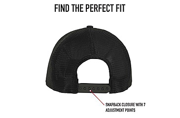 Image of Rothco Midnight Camo Trucker Cap, Midnight Black Camo, 613902034303