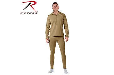 Image of Rothco Gen III Level II Underwear Top, Desert Sand, M, 69020-DesertSand-M