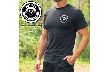 Image of Rothco Military Grade Workwear Bottle Cap T-Shirt, Black, S, 11360-Black-S