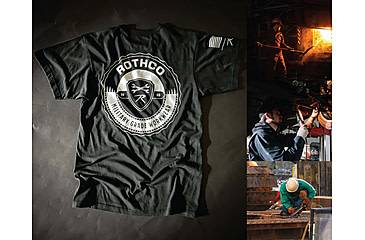 Image of Rothco Military Grade Workwear Bottle Cap T-Shirt, Black, S, 11360-Black-S