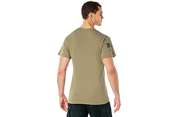 Image of Rothco Military Grade Workwear Graphic T-Shirt, Coyote Brown, S, 11345-CoyoteBrown-S