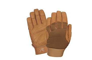 Image of Rothco Military Mechanics Gloves, Coyote Brown, Small, 4435-CoyoteBrown-S