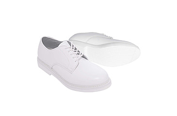 Image of Rothco Military Uniform Oxford Leather Shoes - Mens, White, 5 US, Regular, 50850-White-5-Regular