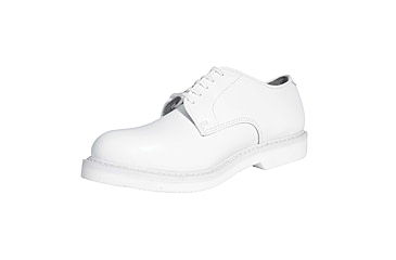 Image of Rothco Military Uniform Oxford Leather Shoes - Mens, White, 5 US, Regular, 50850-White-5-Regular