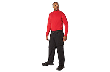 Image of Rothco Mock Turtleneck - Mens, Red, Large, 34060-Red-L
