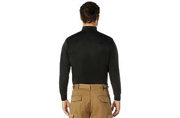 Image of Rothco Moisture Wicking Mock Turtleneck - Mens, Black, Small, 3150-S