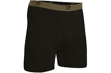 Image of Rothco Moisture Wicking Performance Boxer Shorts - Mens, Black, Medium, 3834-Black-M