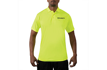 Image of Rothco Moisture Wicking Public Safety Polo Shirt, Safety Green, Small, 32170-SafetyGreen-S