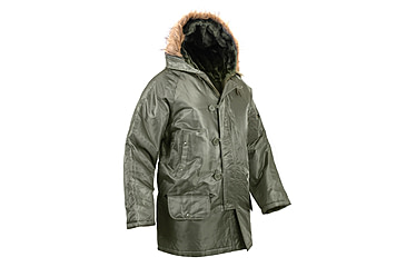Image of Rothco N-3B Snorkel Parka, Sage Green, M, 9387-SageGreen-M