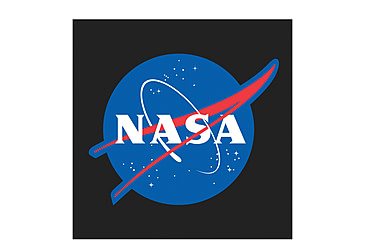 Image of Rothco NASA Meatball Logo T-Shirt, Mens, Black, Extra Large, 1958-585
