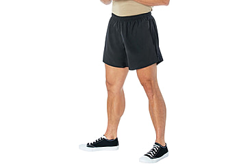 Image of Rothco Physical Training PT Shorts - Mens, Black, Medium, 4630-Black-M