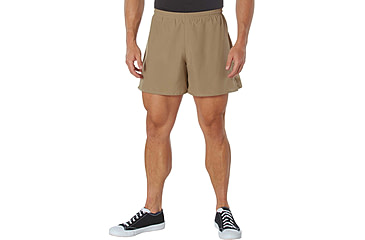 Image of Rothco Physical Training PT Shorts - Mens, Coyote Brown, Extra Large, 3015-CoyoteBrown-XL