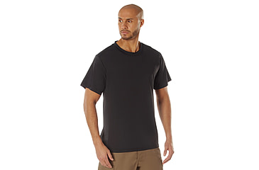 Image of Rothco Physical Training T-Shirt - Black, S, 46035-S