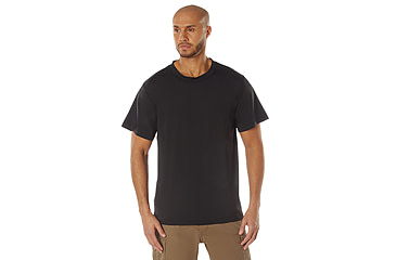 Image of Rothco Physical Training T-Shirt - Men's, Black, Small, 46035-S
