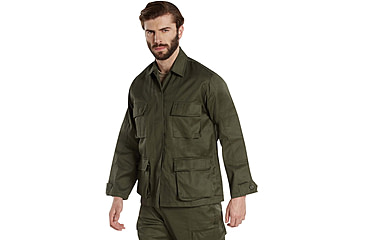 Image of Rothco Poly/Cotton Twill Solid BDU Shirts, Olive Drab, XL, 7837-XL