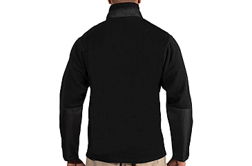 Image of Rothco Quarter Zip Fleece Pullover - Mens, Black, Small, 97340-Black-S