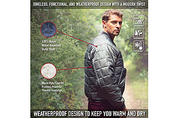 Image of Rothco Quilted MA-1 Flight Jacket, Black, S, 73540-Black-S