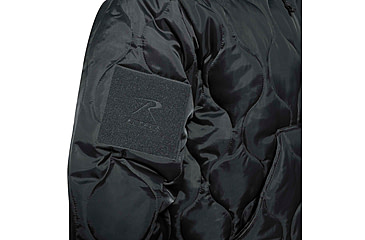 Image of Rothco Quilted Woobie Hooded Sweatshirt - Mens, Black, Small, 10490-Black-S