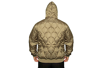 Image of Rothco Quilted Woobie Hooded Sweatshirt - Mens, Coyote Brown, Small, 10494-CoyoteBrown-S