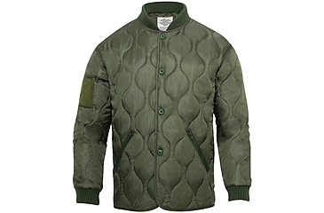 Image of Rothco Quilted Woobie Jacket - Mens, Olive Drab, Small, 10421-OliveDrab-S
