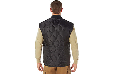 Image of Rothco Quilted Woobie Vest - Mens, Black, Small, 10434-Black-S