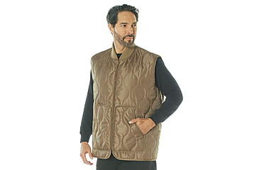 Image of Rothco Quilted Woobie Vest - Men's, Coyote Brown, Small, 613902038929