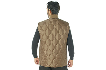 Image of Rothco Quilted Woobie Vest - Mens, Coyote Brown, S, 20460-CoyoteBrown-S
