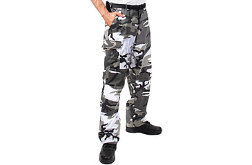Image of Rothco Relaxed Fit Zipper Fly BDU Pants, City Camo, Extra Large, 39-43 Waist, 29420-CityCamo-XL39-43Waist