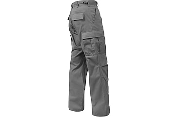 Image of Rothco Relaxed Fit Zipper Fly BDU Pants, Grey, Small, 27-31 Waist, 29400-Grey-S27-31Waist