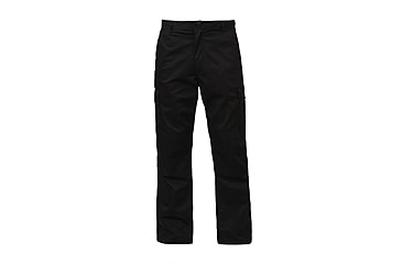 Image of Rothco Relaxed Fit Zipper Fly BDU Pants, Black, 5XL, 2975-Black-5XL