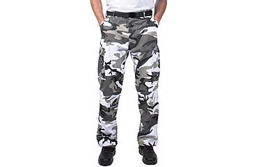 Image of Rothco Relaxed Fit Zipper Fly BDU Pants, City Camo, Extra Small, 23-27in Waist, 29420-CityCamo-XS23-27Waist