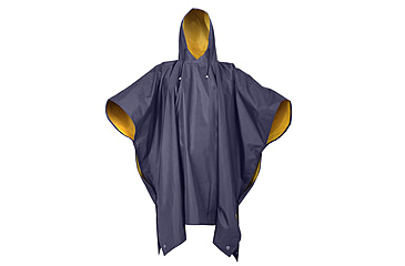 Image of Rothco Reversible PVC Ponchos, Blue, 3644-Blue