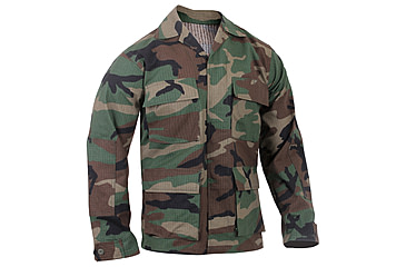 Image of Rothco Rip-Stop B.D.U. Shirt, Olive Drab, Small, 5852-OliveDrab-S