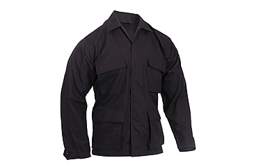 Image of Rothco Rip-Stop B.D.U. Shirt, Black, XL, 5920-Black-XL