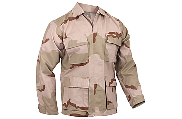 Image of Rothco Rip-Stop B.D.U. Shirt, Olive Drab, Small, 5852-OliveDrab-S