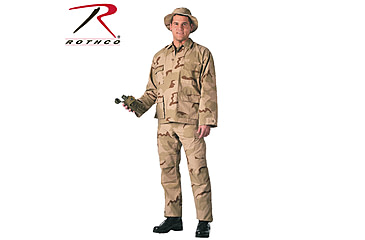 Image of Rothco Rip-Stop B.D.U. Shirt, Olive Drab, Small, 5852-OliveDrab-S