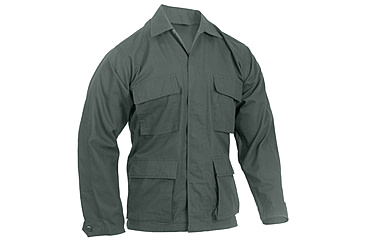 Image of Rothco Rip-Stop B.D.U. Shirt, Olive Drab, Small, 5852-OliveDrab-S