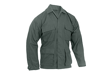 Image of Rothco Rip-Stop B.D.U. Shirt, Olive Drab, Small, 5852-OliveDrab-S