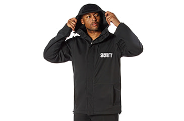Image of Rothco Shadow Ops Waterproof Security Rain Jacket - Mens, Small, 40260-S