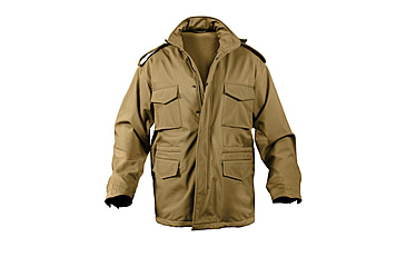 Image of Rothco Soft Shell Tactical M-65 Field Jacket, Coyote Brown, L, 5244-CoyoteBrown-L