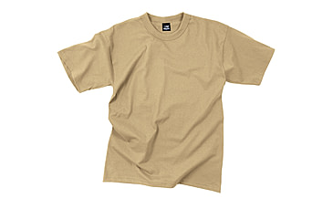 Image of Rothco Solid Color Poly/Cotton Military T-Shirt, Black, M, 6670-Black-M