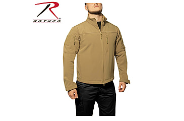 Image of Rothco Stealth Ops Soft Shell Tactical Jacket, Coyote Brown, 3XL, 39092-CoyoteBrown-3XL