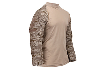 Image of Rothco Tactical Airsoft Combat Shirt, Woodland Digital Camo, Extra Small, 45030-WoodlandDigitalCamo-XS