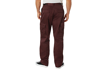 Image of Rothco Tactical BDU Cargo Pants, Maroon, Small, 27-31in Waist, 11160-Maroon-S27-31Waist