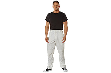 Image of Rothco Tactical BDU Cargo Pants, Off White, Medium, 31-35in Waist, 11190-OffWhite-M31-35Waist