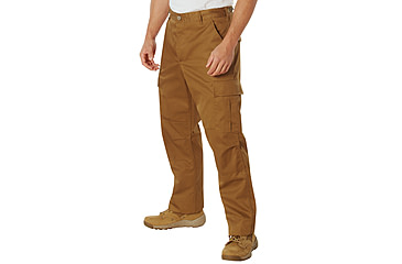 Image of Rothco Tactical BDU Cargo Pants, Work Brown, Small, 27-31in Waist, 11140-WorkBrown-S27-31Waist